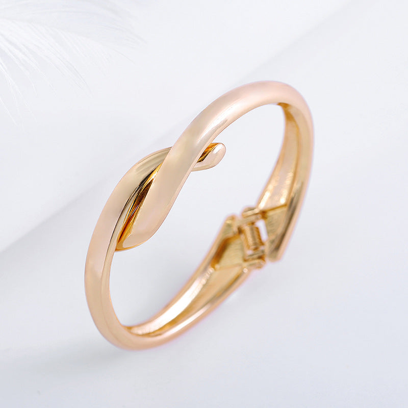 Zinc Alloy Geometric Bracelet