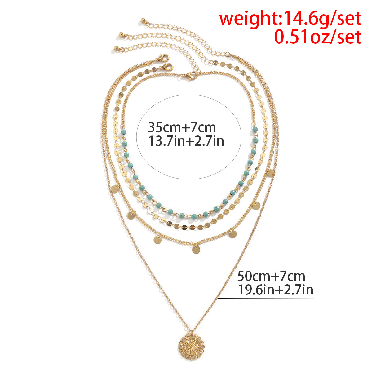 Evil-eye Gold Alloy Pearl Necklace