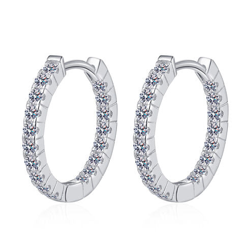 SISSLIA Manufacturer Wholesale 0.9 Carat Moissanite Earrings Round Cut Sterling Silver 925 Fashion Delicate Women Earrings