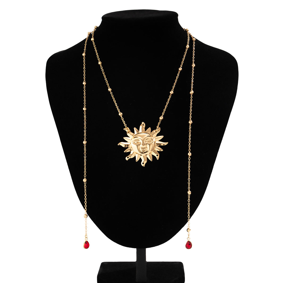 SISSLIA 2023 Popular Sun Flower Fashion Style Gold Necklace Fashion Jewelry Necklaces For Woman