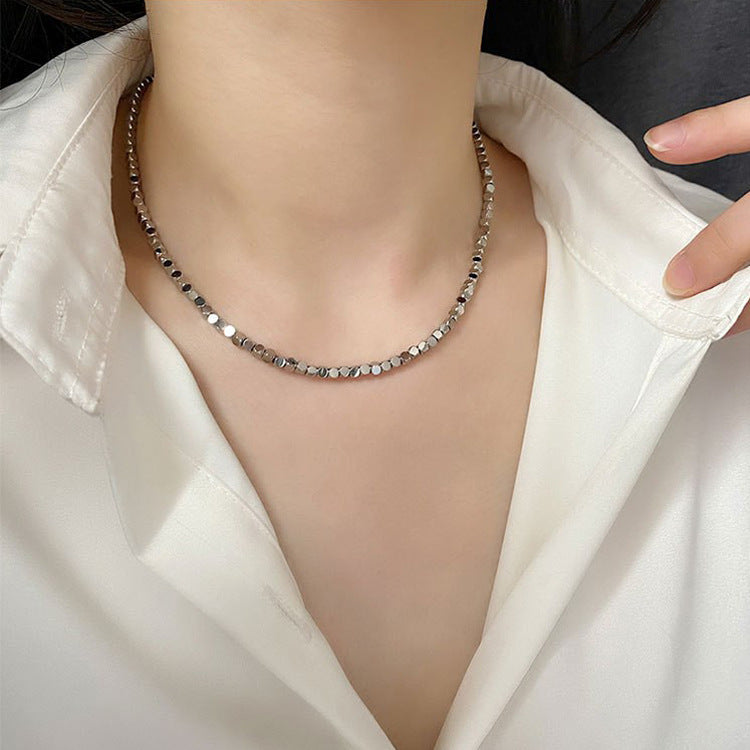Square Beaded Chokers Necklaces