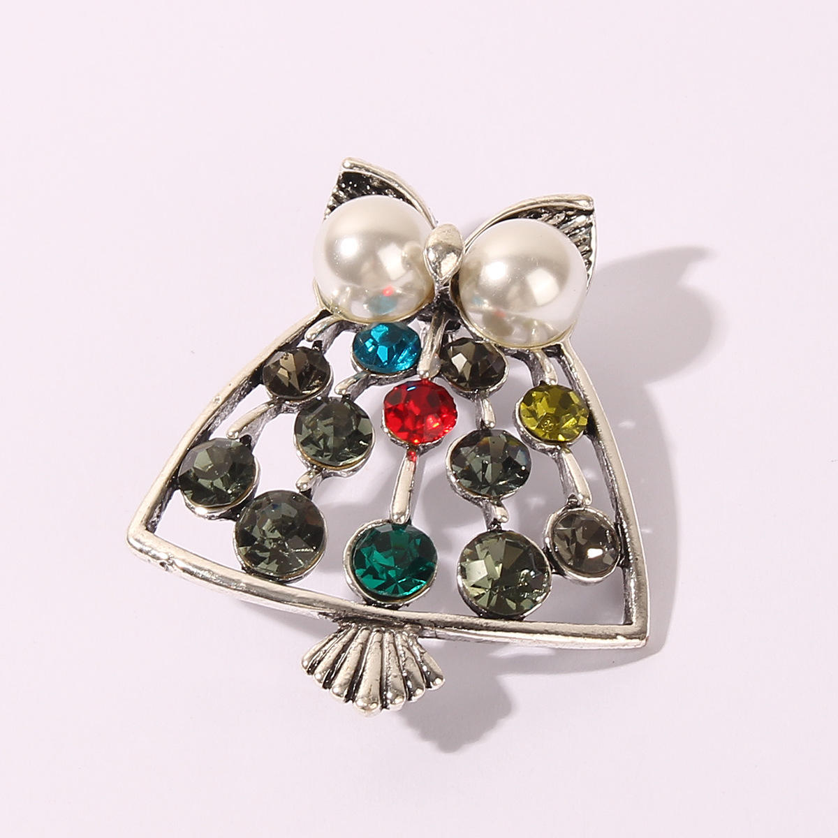 SISSLIA Manufacturer Golden Supplier Owl Brooch Fashion Delicate Brooches Trendy Zinc Alloy Animal Brooch