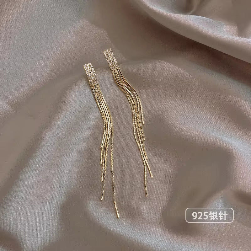 Fashion Jewelry For Women Etrendy New Jewelry Elegant Earing Rhinestone Pearl Circles Earrings