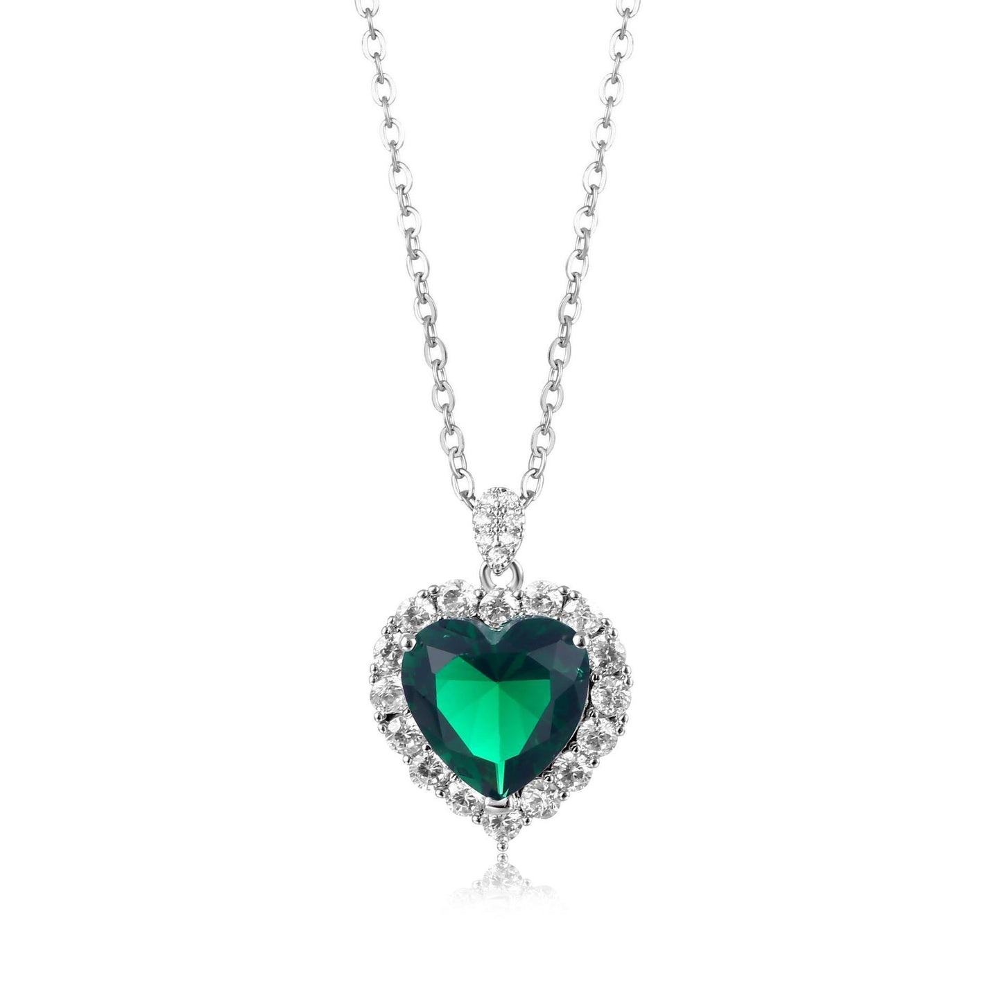 Zircon Heart Necklace