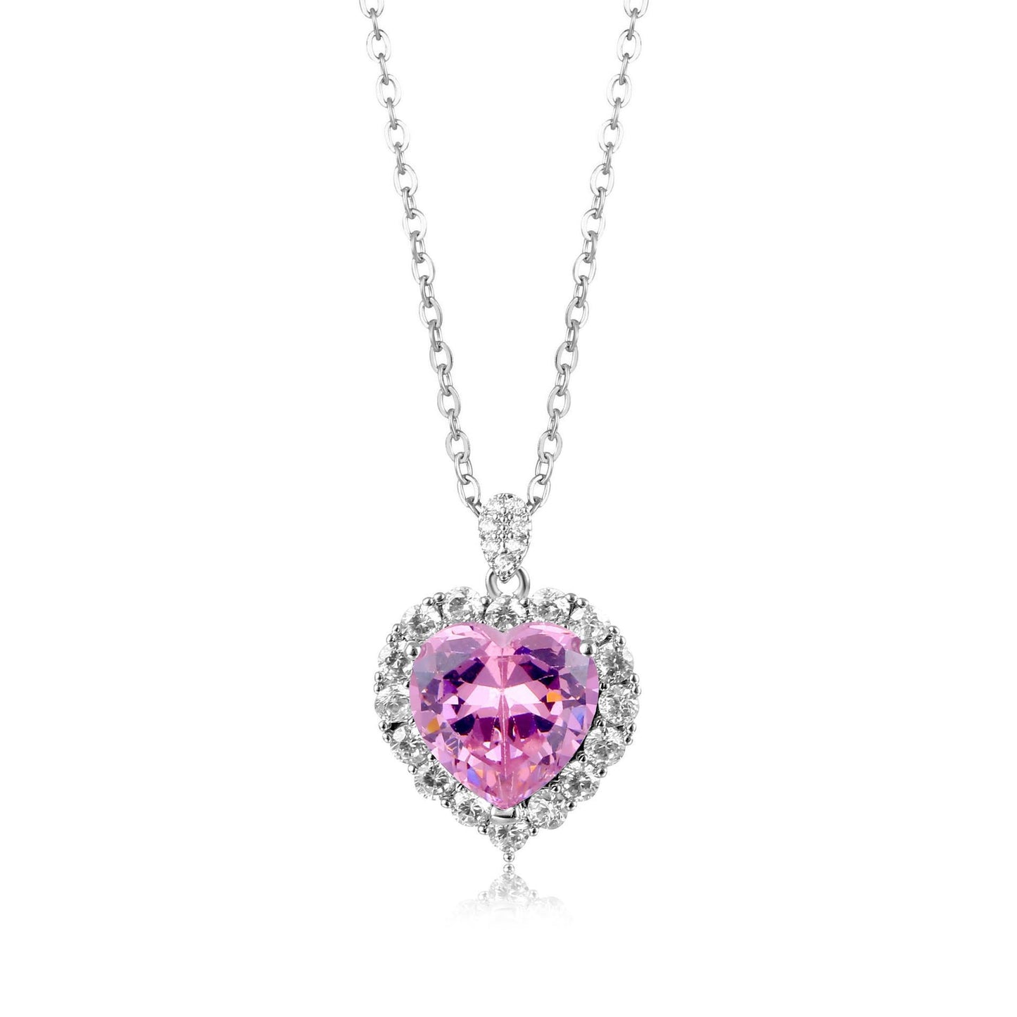 Zircon Heart Necklace