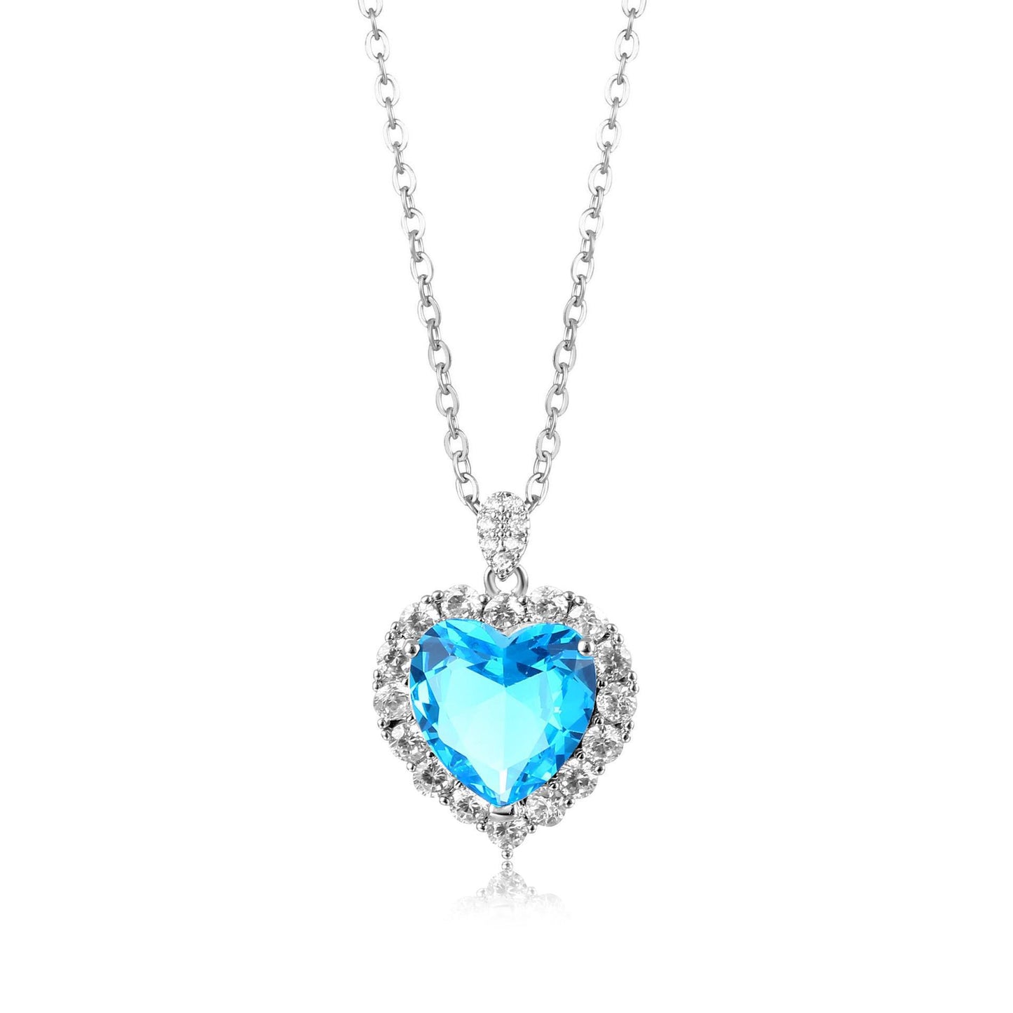 Zircon Heart Necklace