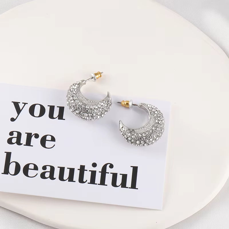 18k Gold Plated Stainless Steel Earrings No Easy Fade Allergy Free Ears Jewelry Accessories Hoop Earrings