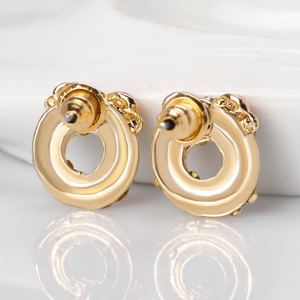 Fashion Christmas Wreath Earrings