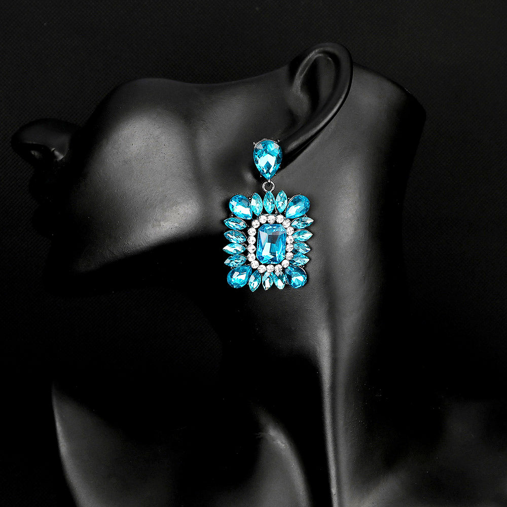 Vintage Square Earrings