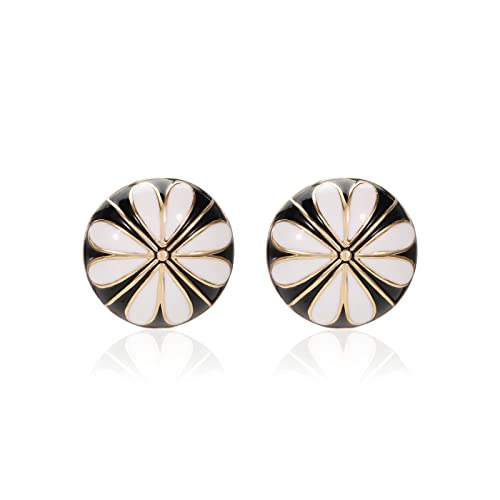 White andYellow Earrings