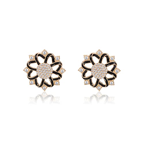 Fashion Gold Flower Earrings