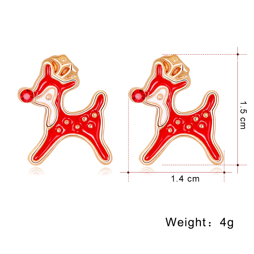 Fashion Oil Deer Earrings