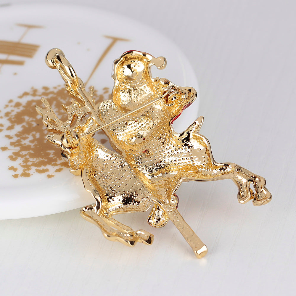 Christmas Santa Claus Brooch