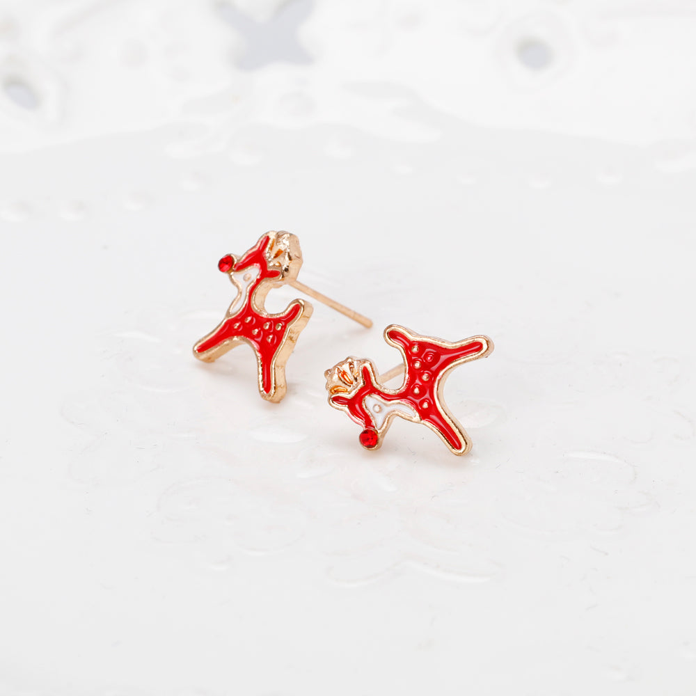 Fashion Oil Deer Earrings
