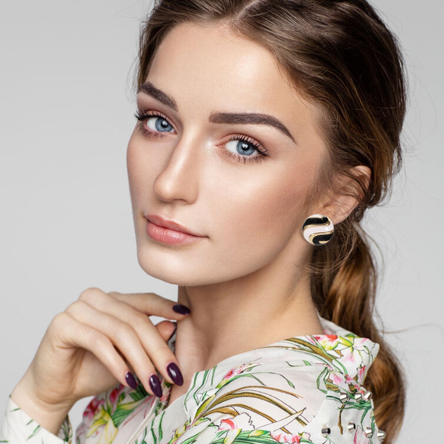 Round Earrings S925