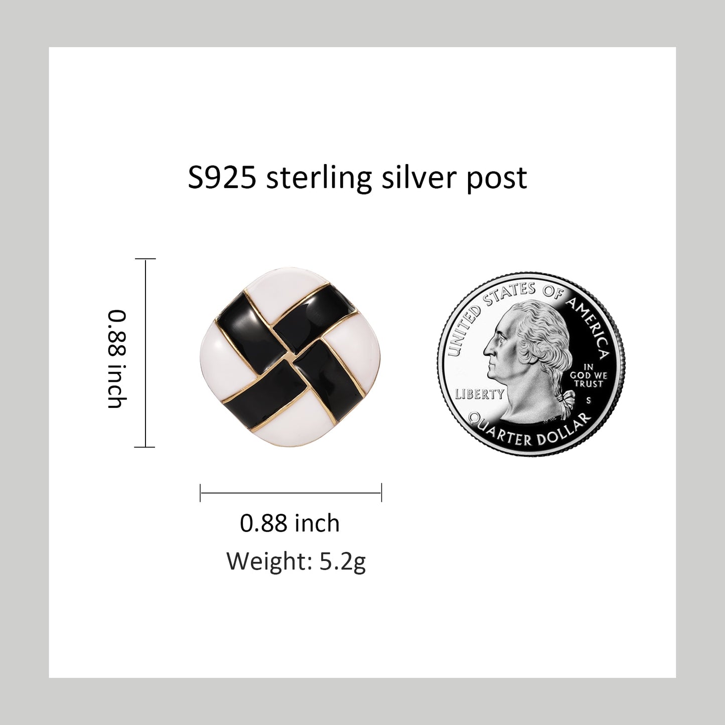 Vintage Earrings 925 Sterling Silver