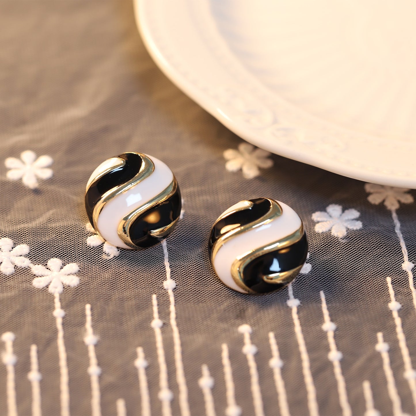 Round Earrings S925