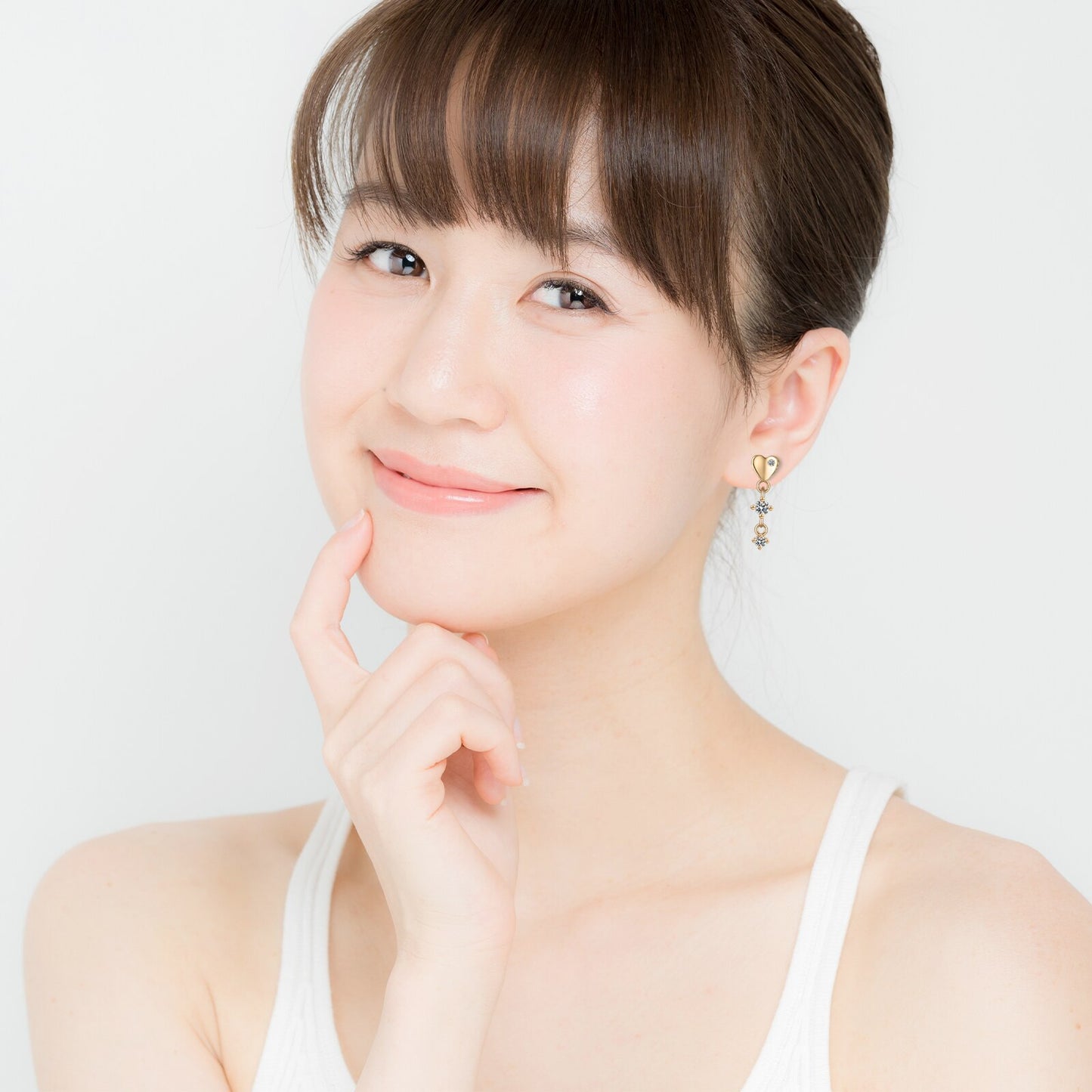 Rhinestone Earrings 925 Silver