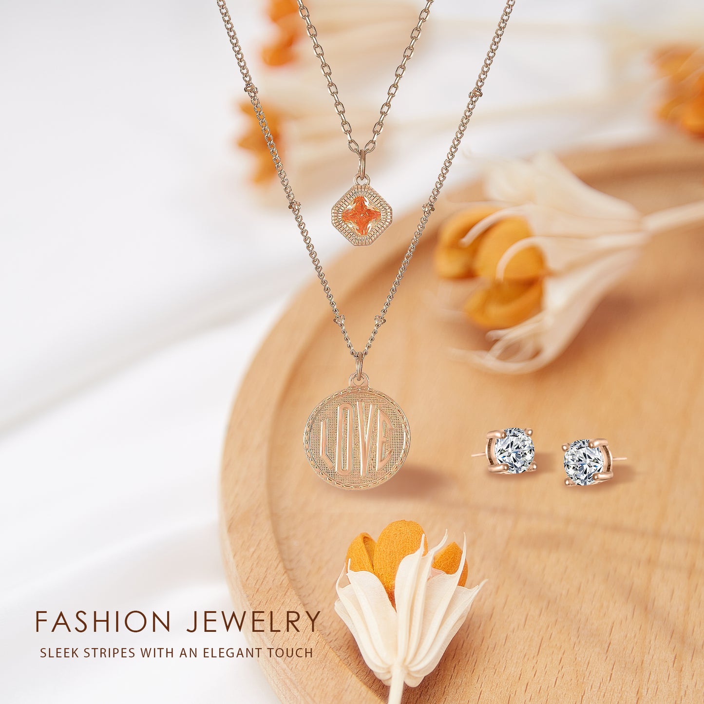 Fashion Double Chain Necklaces