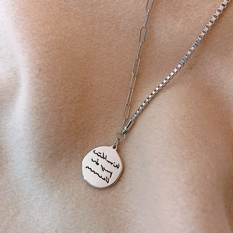 Stainless Steel Coin necklace